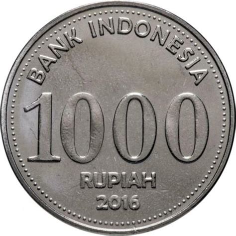 moeda indonesia - moeda de 1 real beija flor